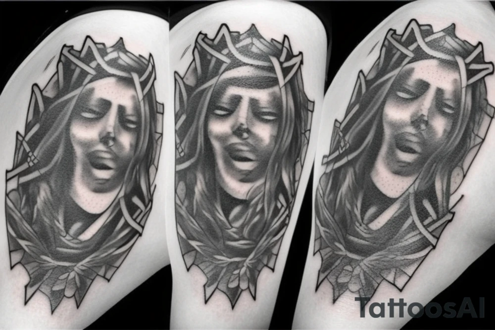 CHRISTIAN CROSS tattoo idea