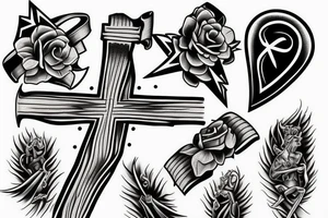 CHRISTIAN CROSS tattoo idea