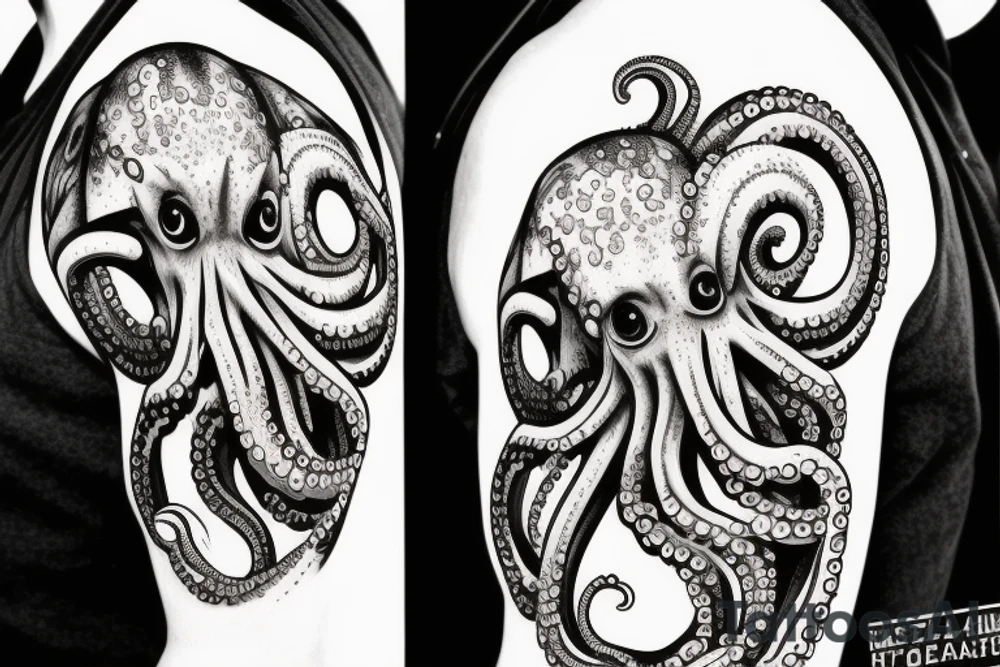 octopus and camera tattoo idea