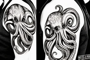 octopus and camera tattoo idea
