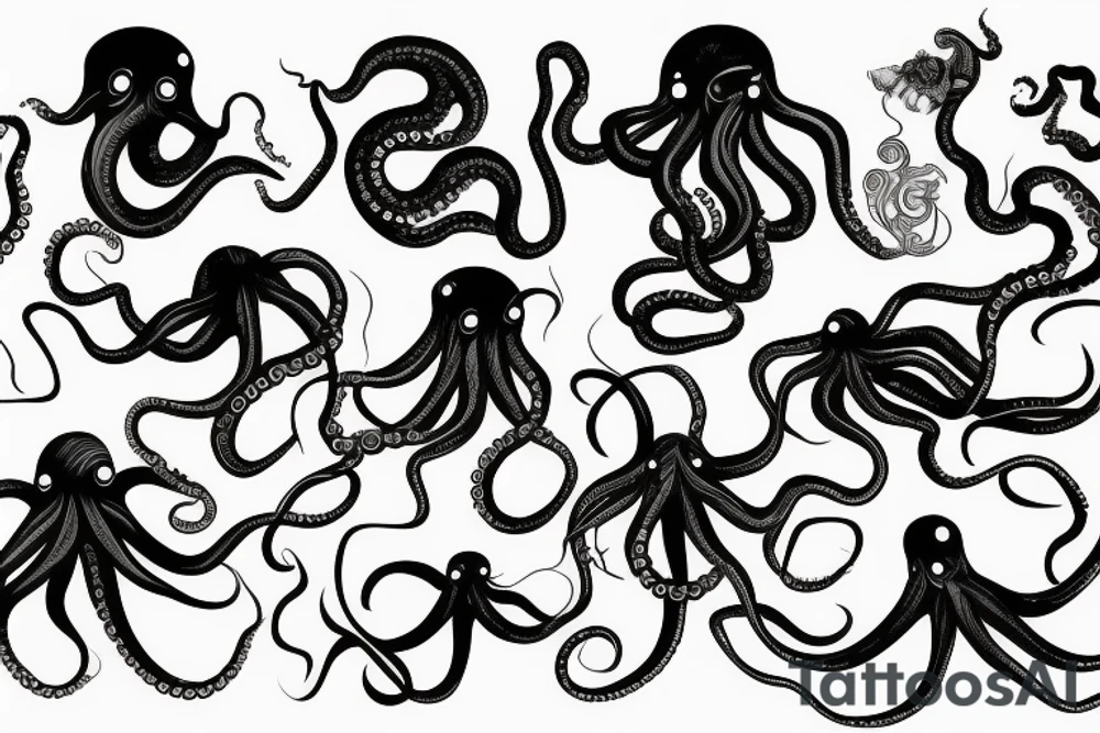 octopus and camera tattoo idea