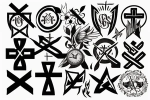 CHRISTIAN CROSS tattoo idea