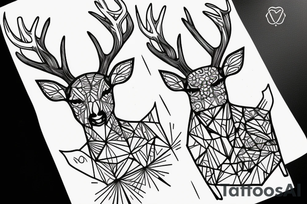 deer aesthetic tattoo idea