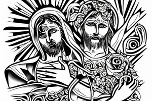 Jesus Christ tattoo idea