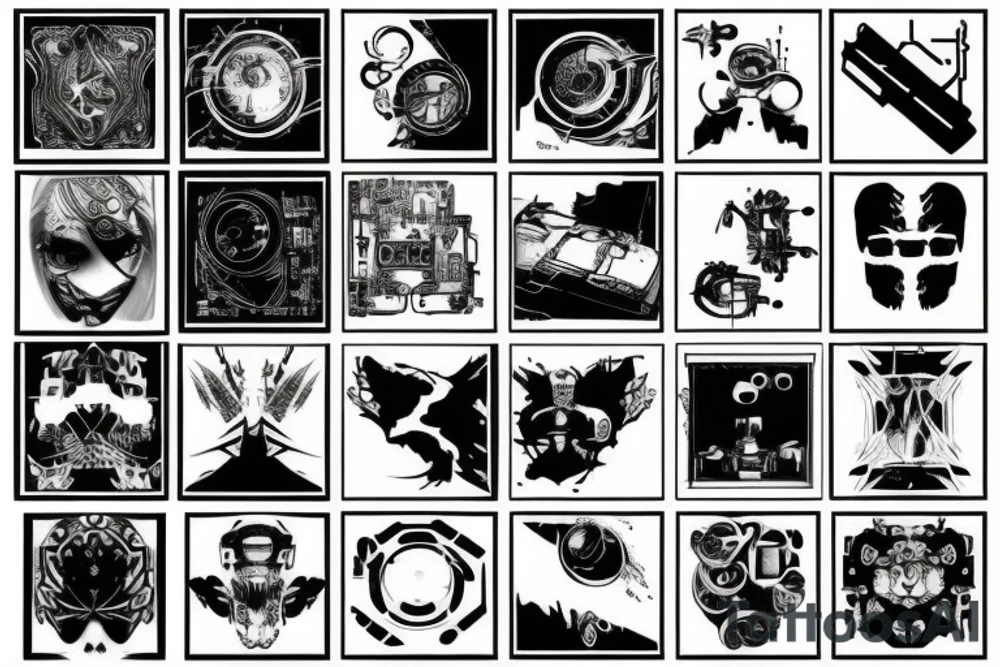 Cyberpunk tattoo idea