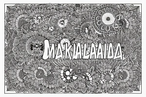 Mandala with koy and psychedelics tattoo idea