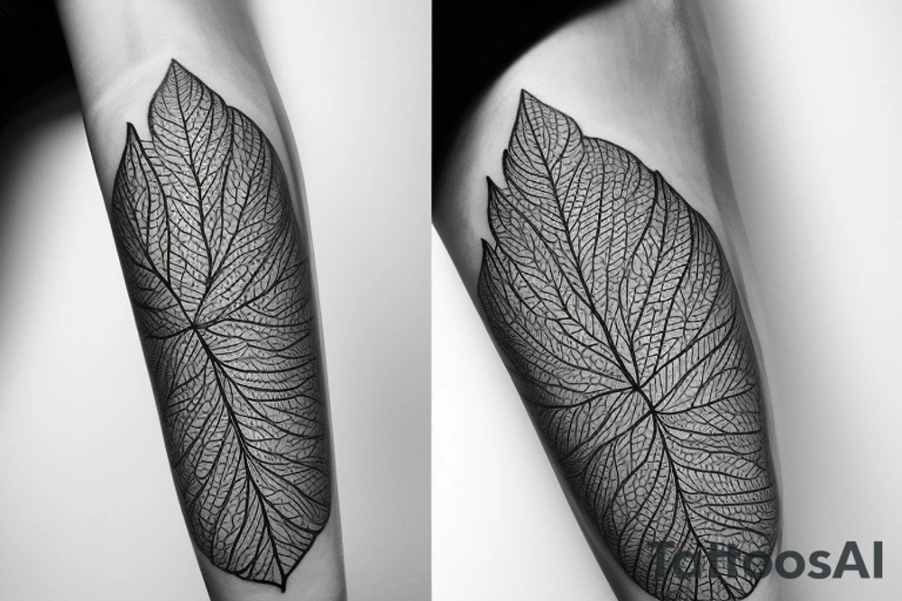 belarus map outline with leaves inside tattoo idea