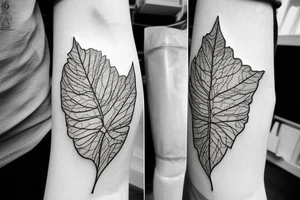 belarus map outline with leaves inside tattoo idea