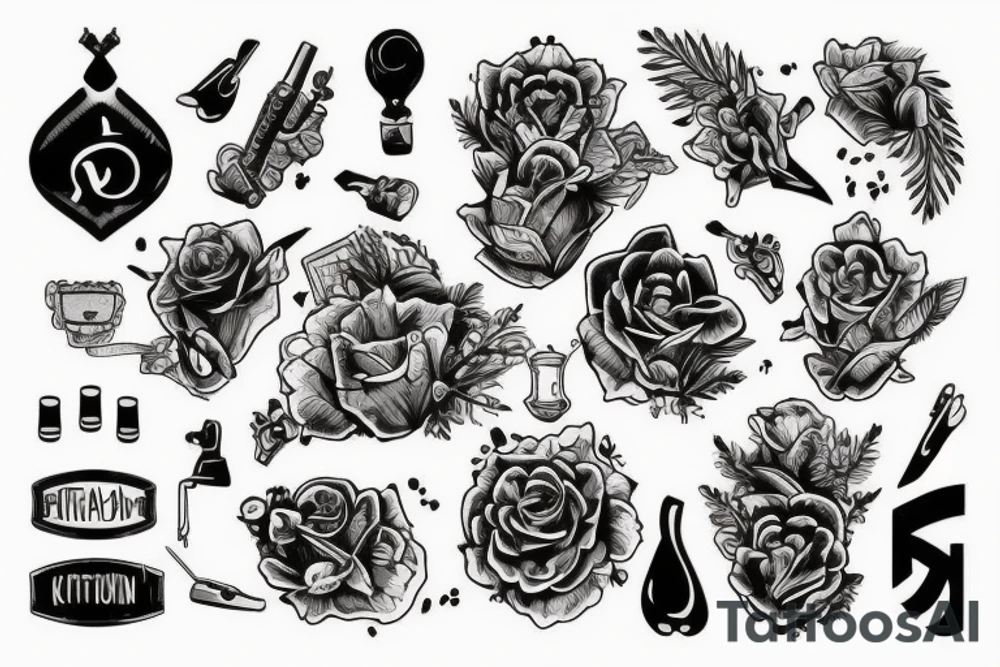 контур карты беларуси с аистом внутри tattoo idea