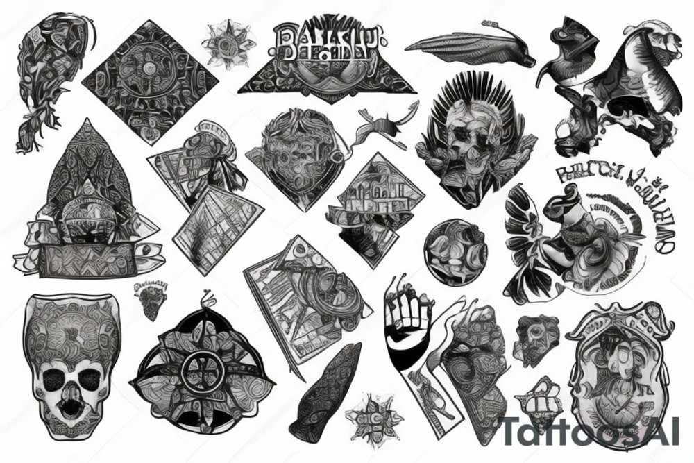 map of belarus tattoo idea