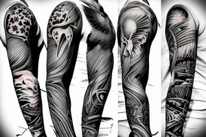 muscles and bones tattoo idea