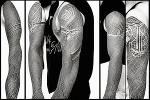 Snake wrapped around dice tattoo idea