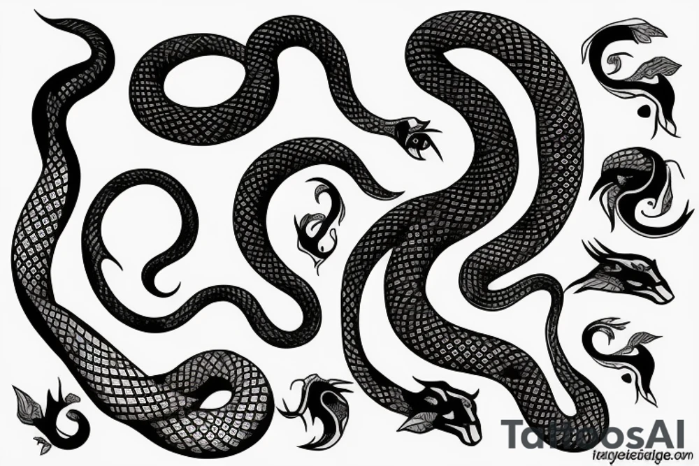 Snake tattoo idea