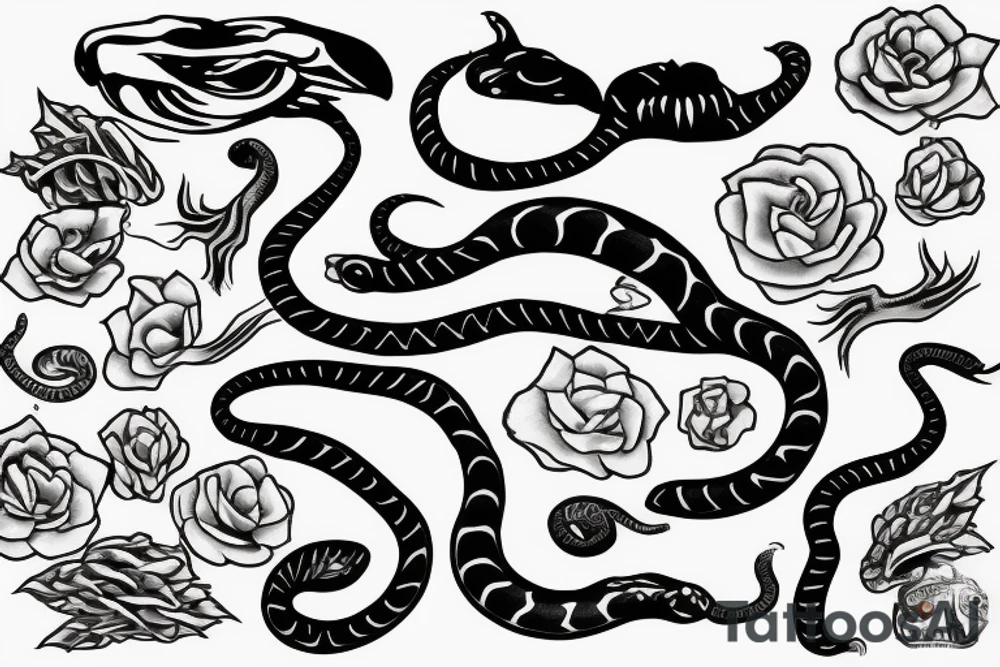 Snake tattoo idea