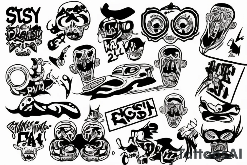 Stussy tattoo idea