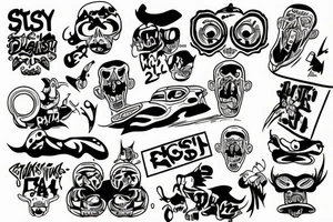 Stussy tattoo idea