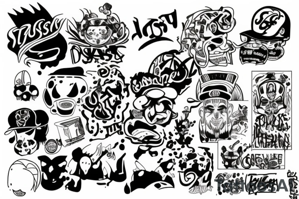 Stussy tattoo idea