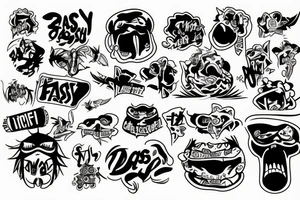 Stussy tattoo idea