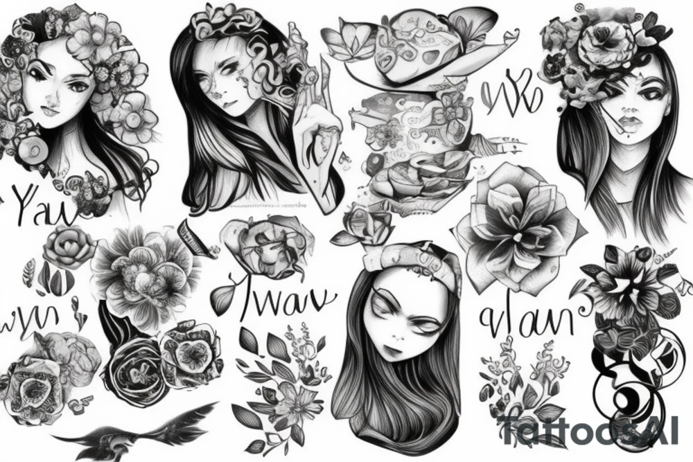 it's a name called "Yaw Wiredu" on a female tattoo idea