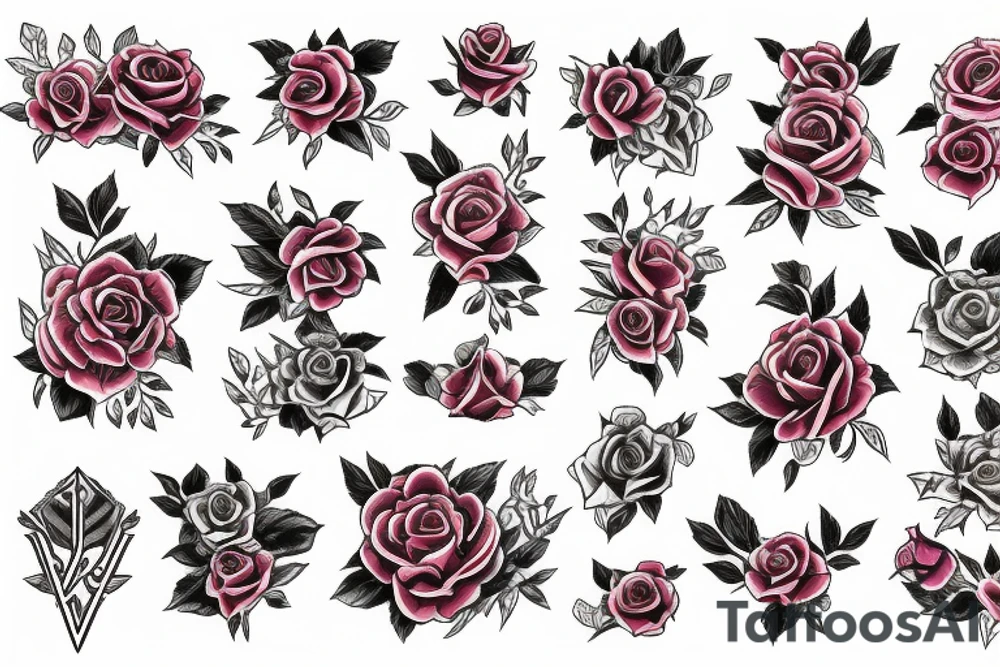 roses tattoo idea