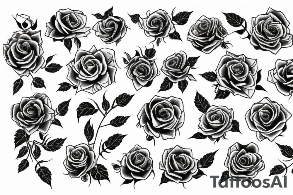 roses tattoo idea
