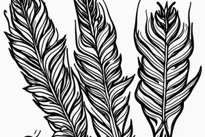 Small cartoon Gladiolus with “Brady” written in cursive down the stem tattoo idea