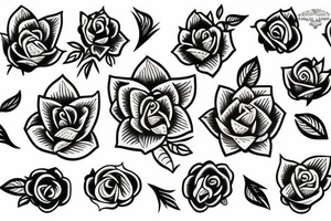 Brady flower tattoo idea