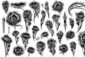 Poppy flower tattoo idea
