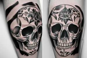 Memento Mori with a skull tattoo idea