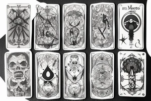 Memento Mori tarot card tattoo idea