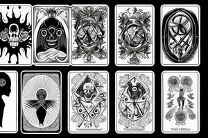 Memento Mori tarot card tattoo idea