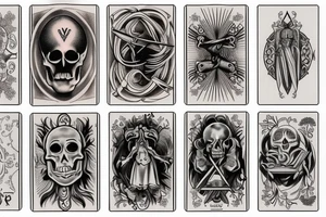 Memento Mori tarot card tattoo idea