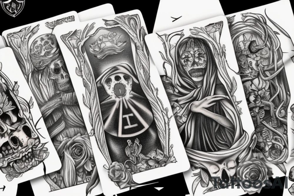 Memento Mori tarot card tattoo idea