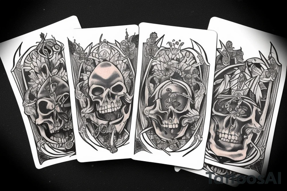 Memento Mori tarot card tattoo idea