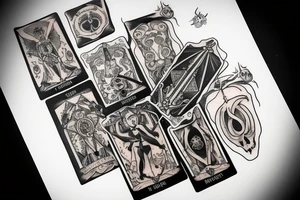 Memento Mori tarot card tattoo idea