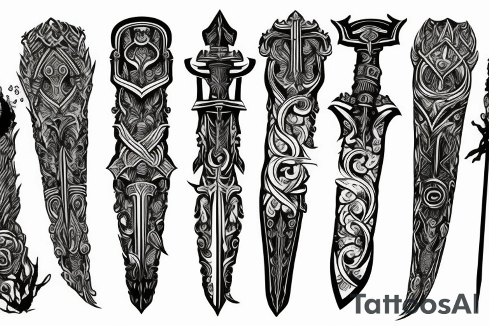Sword tattoo idea