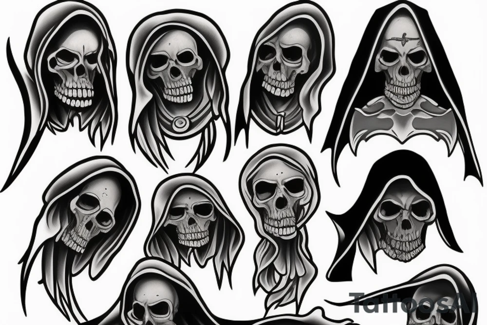 Grim reaper tattoo idea