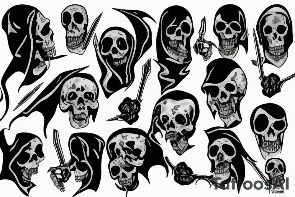 Grim reaper tattoo idea