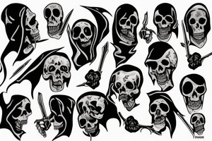 Grim reaper tattoo idea