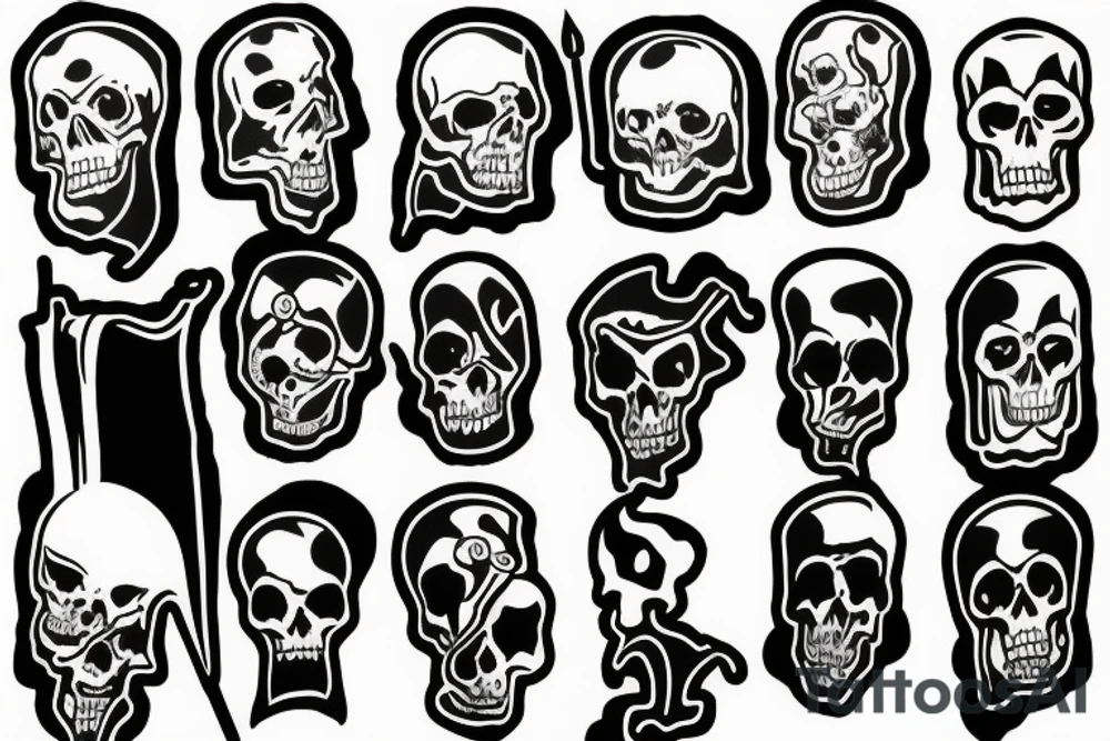 Grim reaper tattoo idea