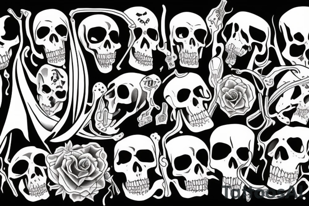 Grim reaper tattoo idea