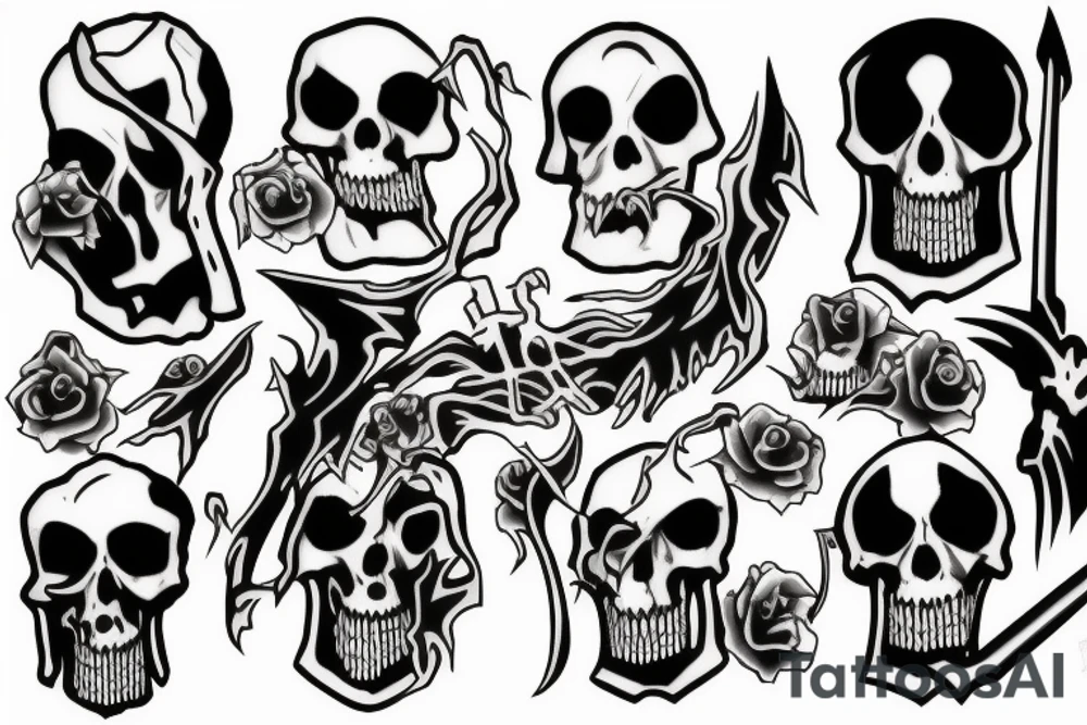 Grim reaper tattoo idea