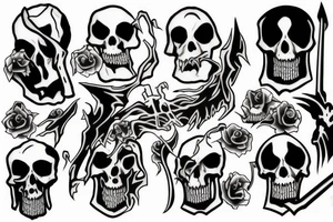 Grim reaper tattoo idea