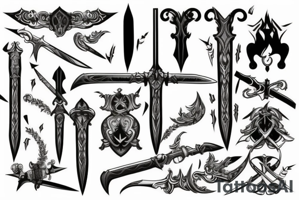 Sword tattoo idea