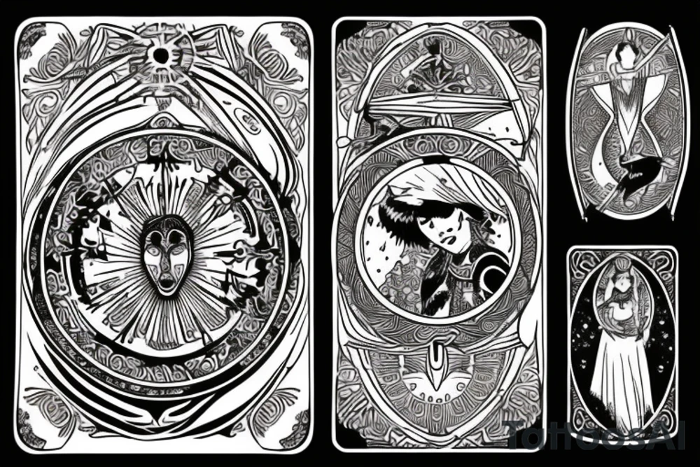 TAROT CARD THE IMPERATRICE tattoo idea
