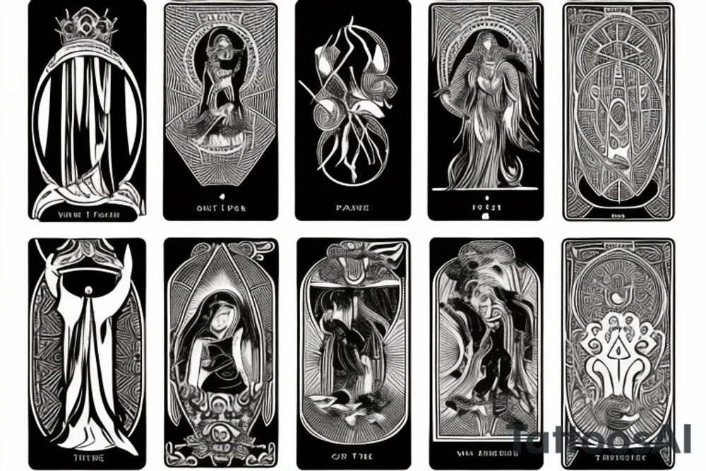 TAROT CARD THE IMPERATRICE tattoo idea
