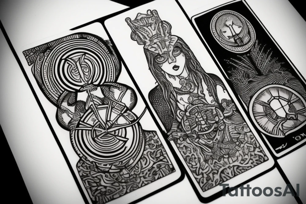 TAROT CARD THE IMPERATRICE tattoo idea