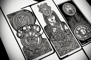 TAROT CARD THE IMPERATRICE tattoo idea