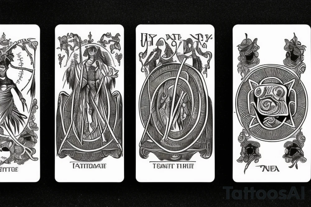 TAROT CARD THE IMPERATRICE tattoo idea