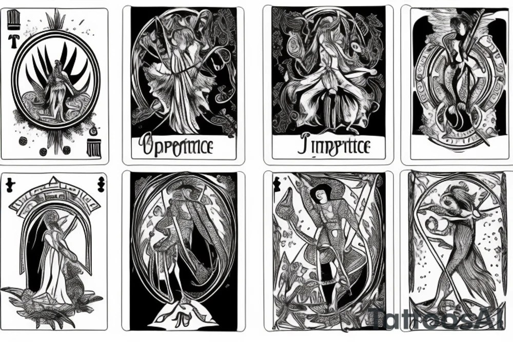 TAROT CARD THE IMPERATRICE tattoo idea